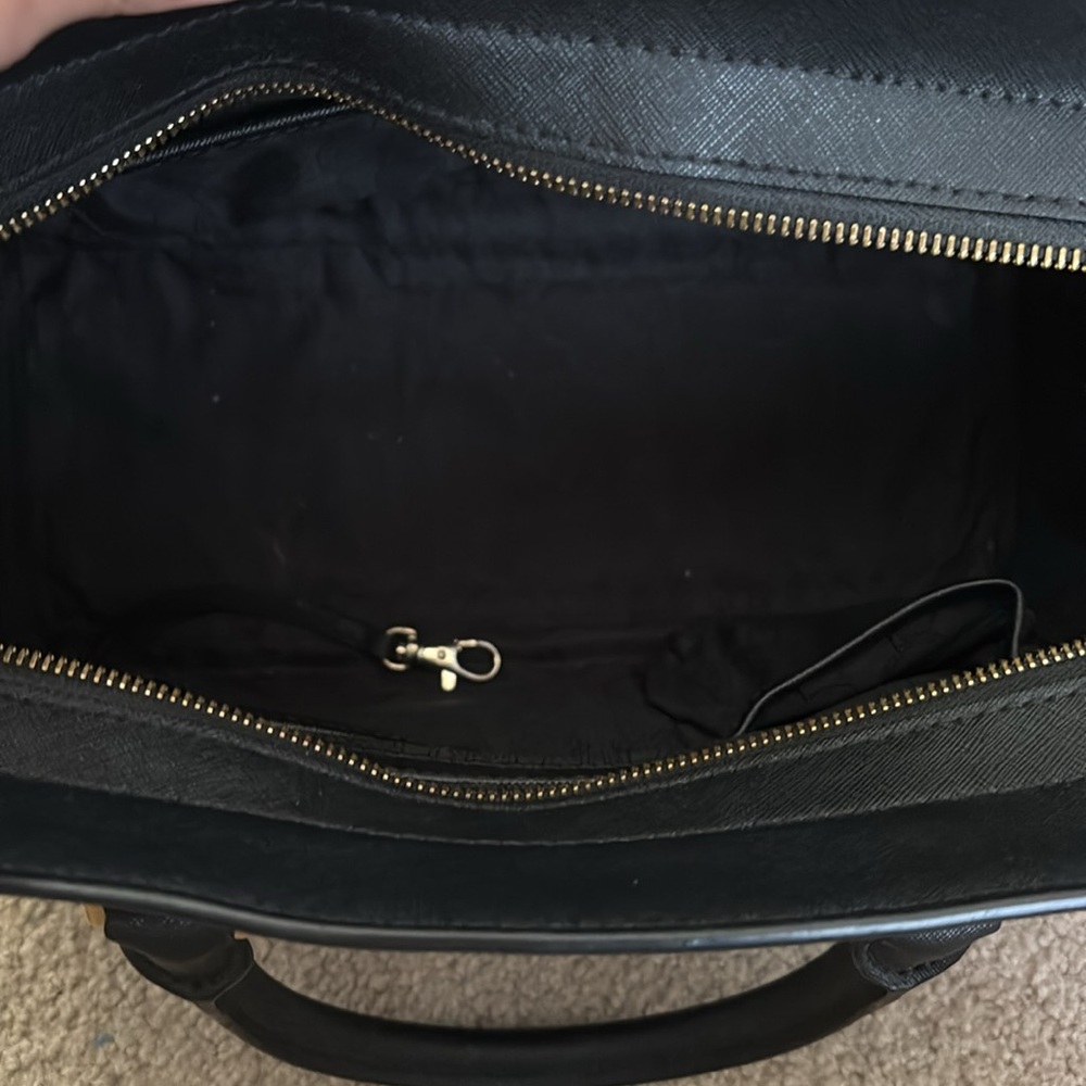 Michael Kors Black and Gold Satchel Bag - Picture 5 of 14